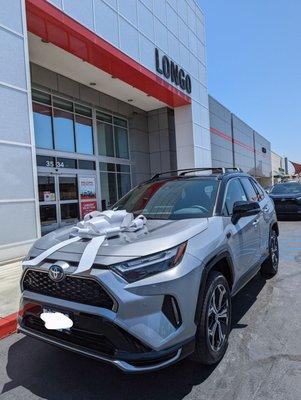 My new 2022 Toyota rav4 prime