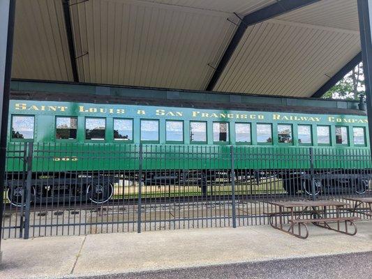 Engine 1501 and Passenger Car