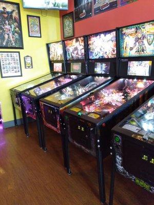 Row of pinball