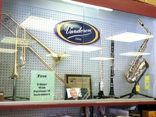 Band Instrument Department: Flutes, Clarinets, Saxes, Trumpets, Horns, Baritones, Tubas, Percussion & more