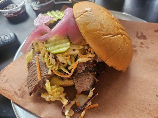 Brisket jumbo sandwich