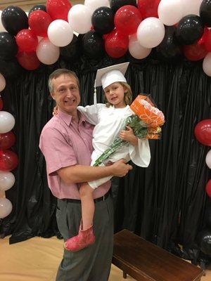 My youngest graduates kindergarten.