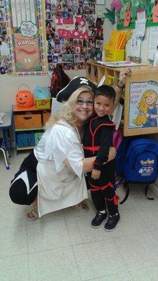 Ms Francine and Aden. He loved her and all His teachers. Cant express how awesome she is ... Awesome sauce