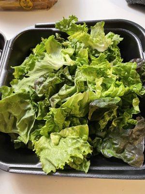 It's all lettuce in my side salad