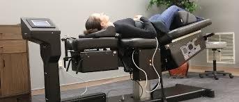 Non-surgical spinal decompression.