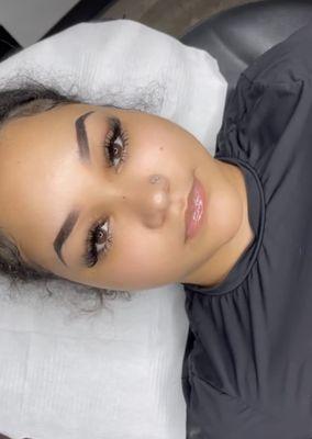 Microshading Brows with EyeLashes