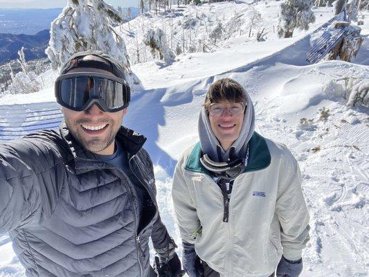 Peak of Mount Lemmon Ski valley