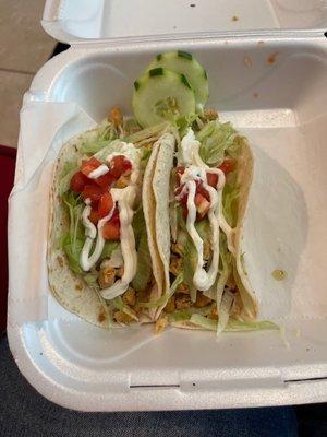 Chicken taco supreme