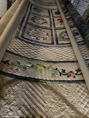 Custom quilting