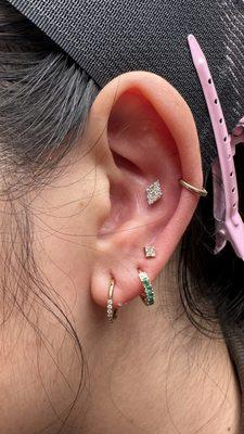 Conch piercing