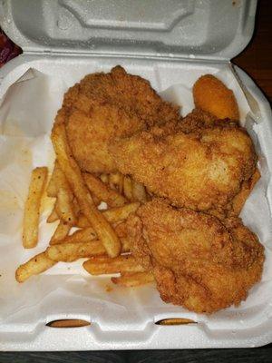 Catfish and fries