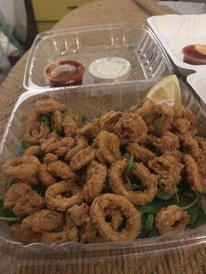 Fried Calamari delivered through DoorDash