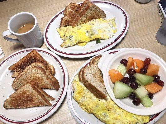 Garden Omelet and Steak Omelet so good!