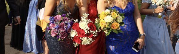 Prom bouquets