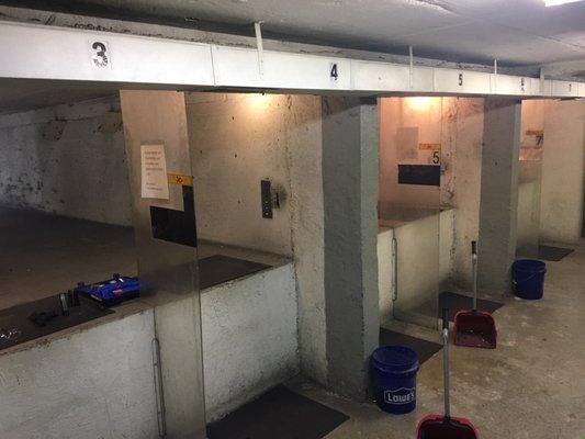 The shooting range located beneath.