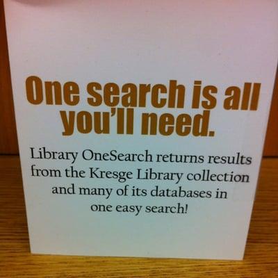 One Search