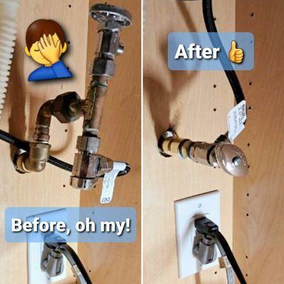 We do plumbing and do it right.