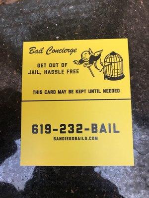 At the jail & need assistance bailing your loved ones out, these guys are great.