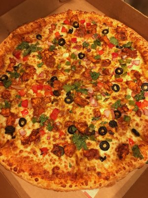 Chicken Butter Masala Pizza