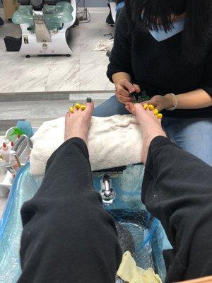 Nail salon