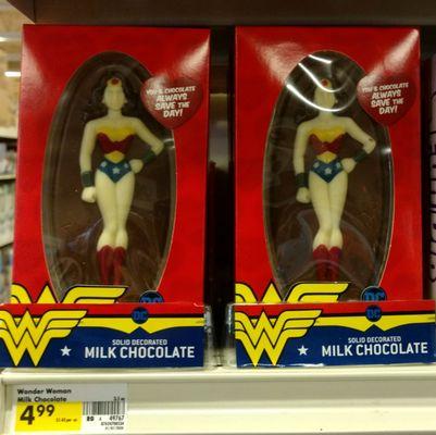 Wonder Woman chocolate. Can you taste the justice?