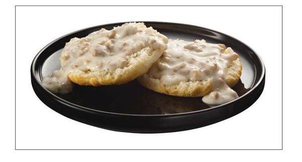 Breakfast served Till 11:00 daily   Biscuits And Gravy