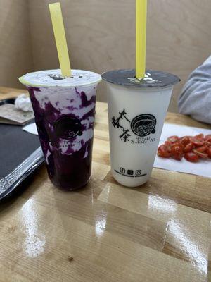 Zang zang taro and coconut smoothie