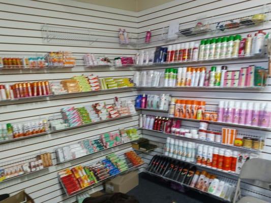 Lotions, shampoos, skins creams, etc.