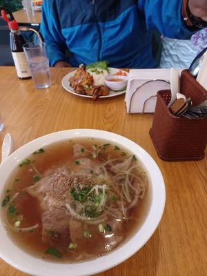 My HUGE bowl of Brisket Pho!!