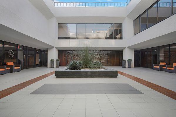 Green Dental Medicine, Newport Beach, CA. building lobby.