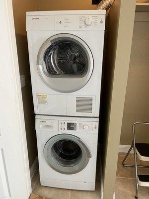 Bosch washer and dryer