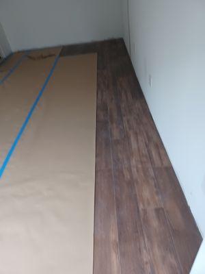 New laminated floor