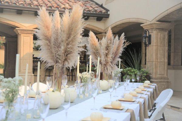 Terrific pampas grass. If your challenged at styling arrangements this is your answer.