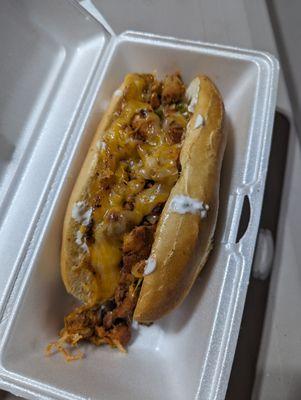 Chicken Tikka Cheesesteak