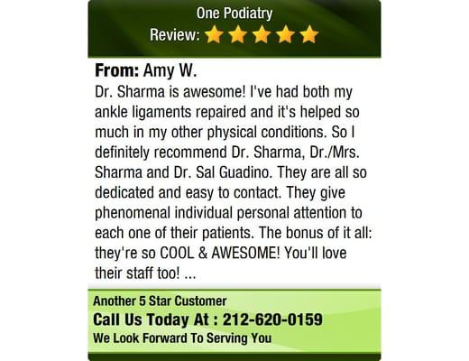 Thanks to Amy - Wonderful Patient and another 5 Star Review