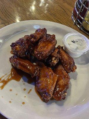 Bourbon Sriracha Wings