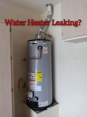 Is your Water Heater Leaking? Service you tank annually! Call us for replacement TODAY! 602-791-5659