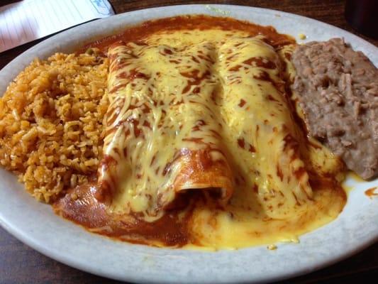 Chicken Enchiladas.