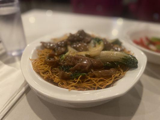 Beef Pan Fried Noodles