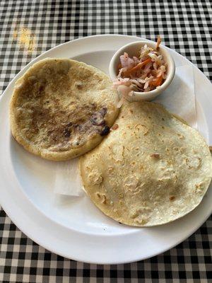 Chicken mulita & queso pupusa