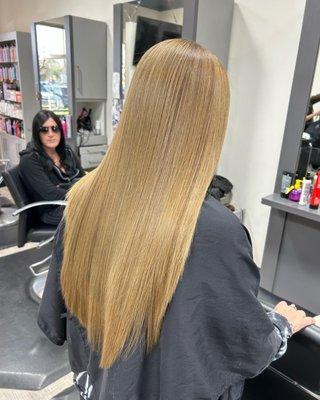 Keratin smoothing plus K18 treatment