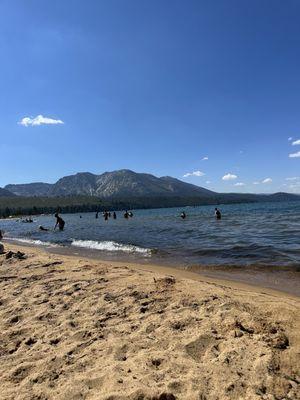 View from the sand