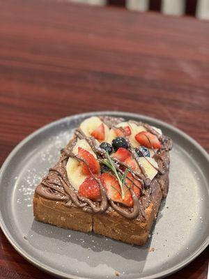 Nutella Fruit Toast