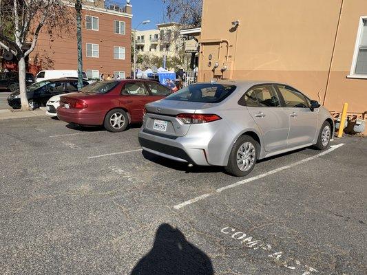 silver Toyota Corolla rental