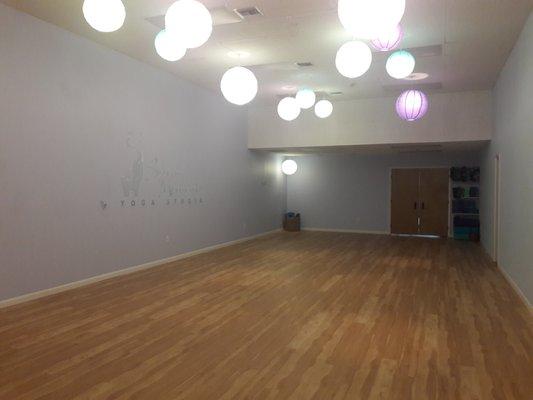 Our new 1200 sq ft yoga studio