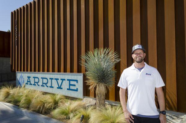 Shawn Blair - Standing out front of one of our awesome sheet metal projects!
 
 #HeatandAir #HVAC #ACRepair #HVACINSTALL #AC  #SheetMetal