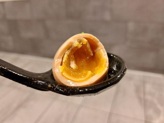 Inside the aji tama egg