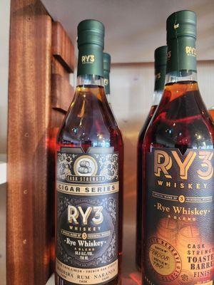 RY3 Rye Whiskey Cigar Series.