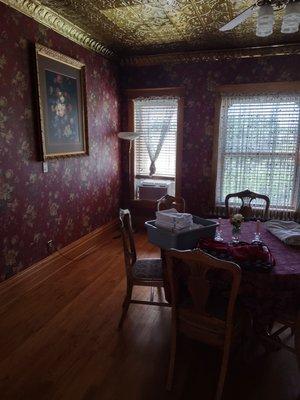 Dinning room in the main home