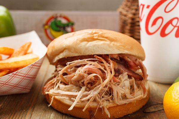 Grab-N-Geaux: Pulled Pork Sandwich